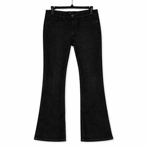 EXPRESS JEANS Mia Slim Flare Mid-Rise Dark Wash Jeans Size 4R